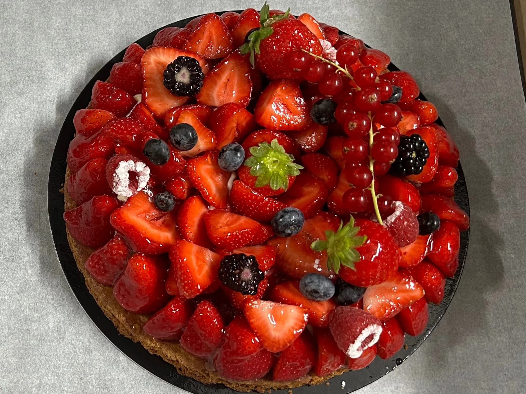 Tarte aux fraises